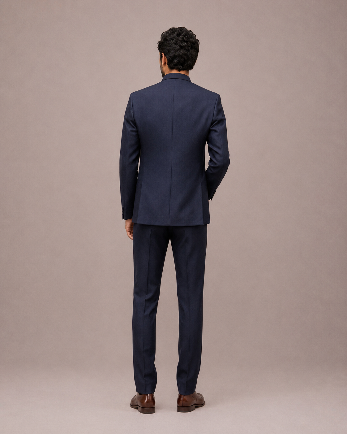 Blue Silk Jodhpuri Suit with Hand Work