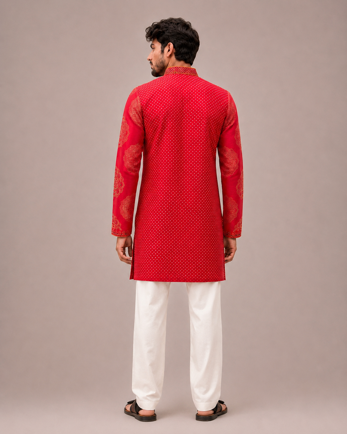 Maroon Soft Silk Kurta Set
