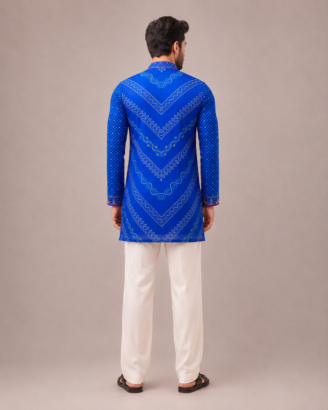 Royal Blue Soft Silk Kurta Set
