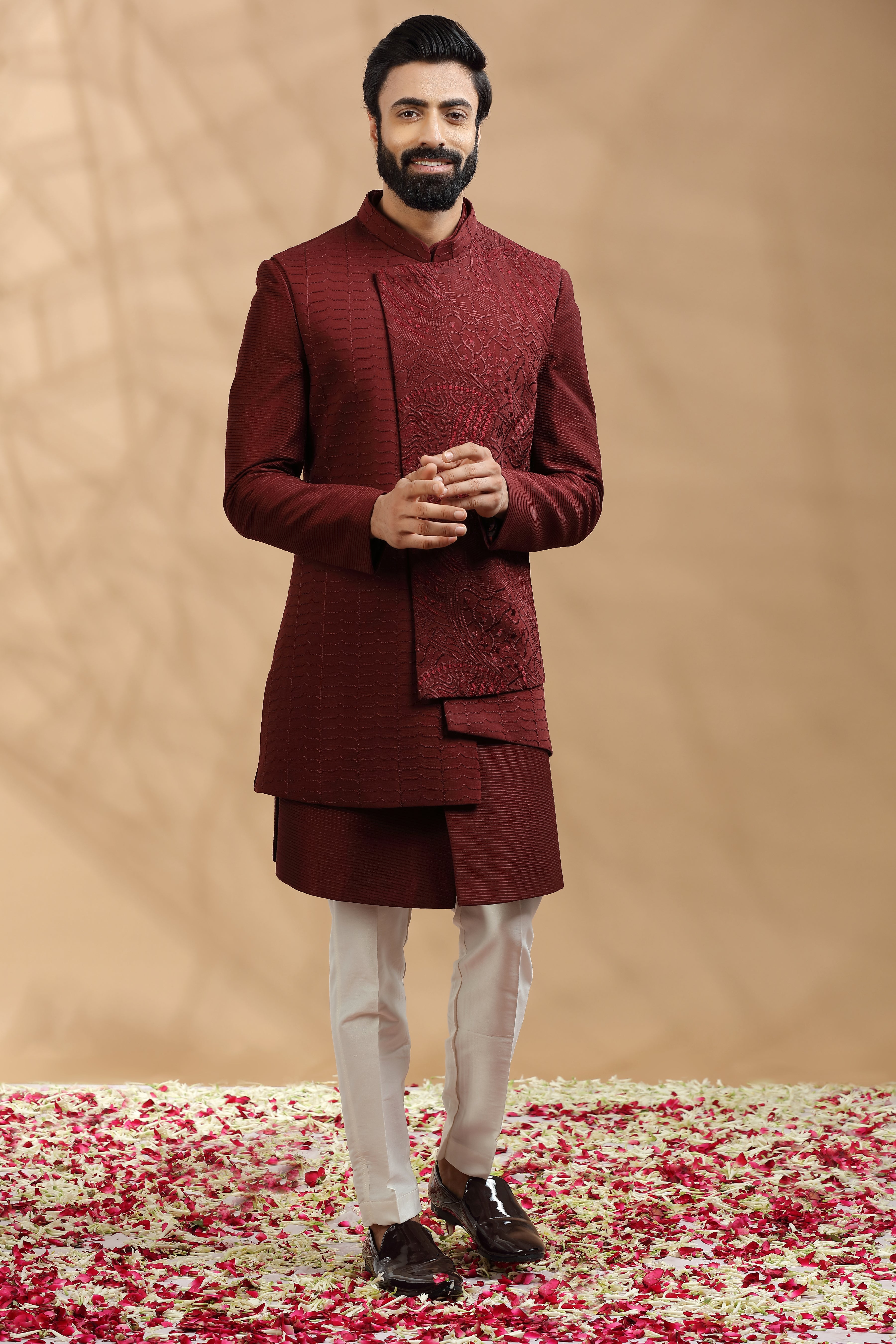 indo western dress for men