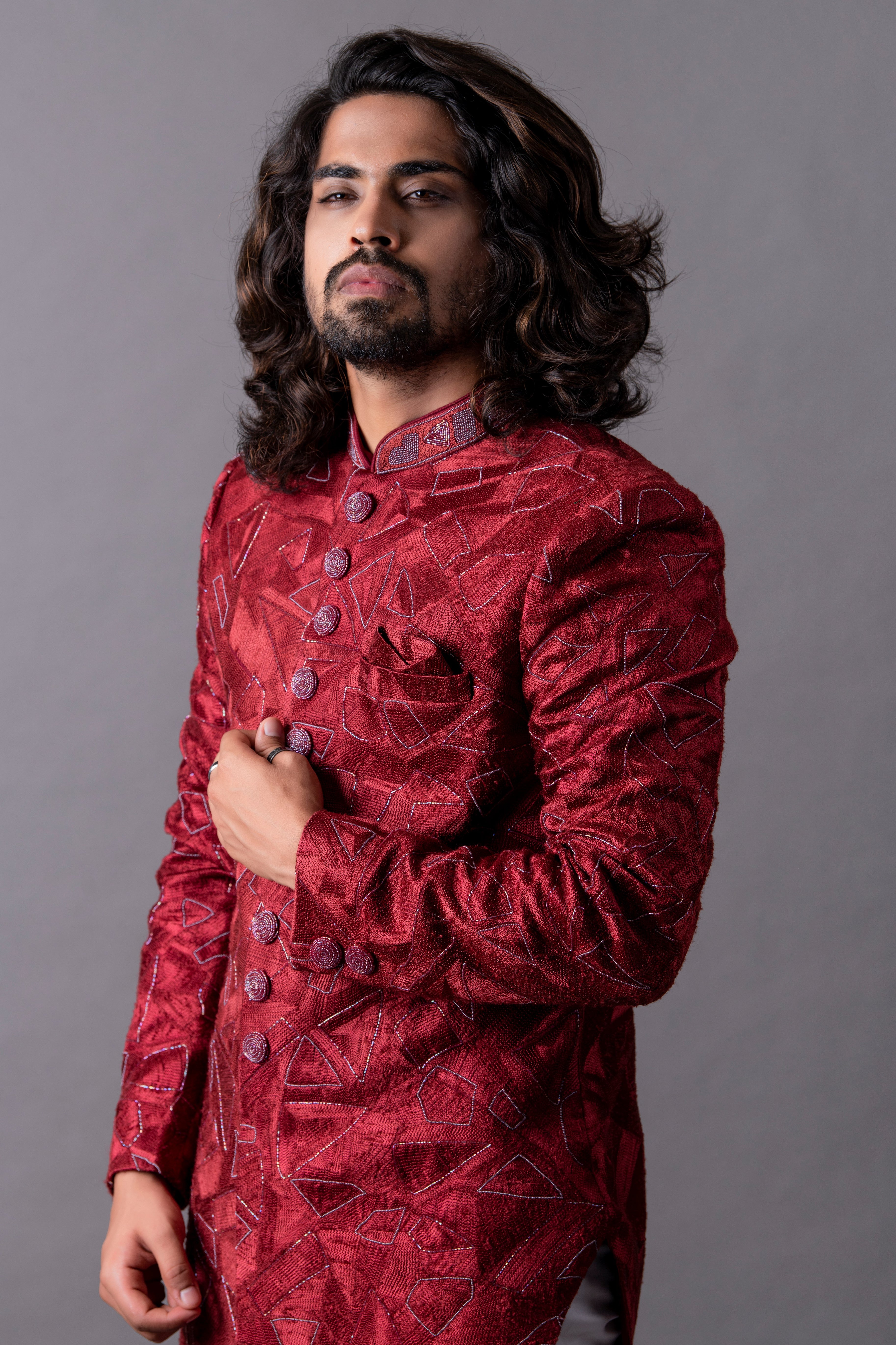 wedding indo western dress