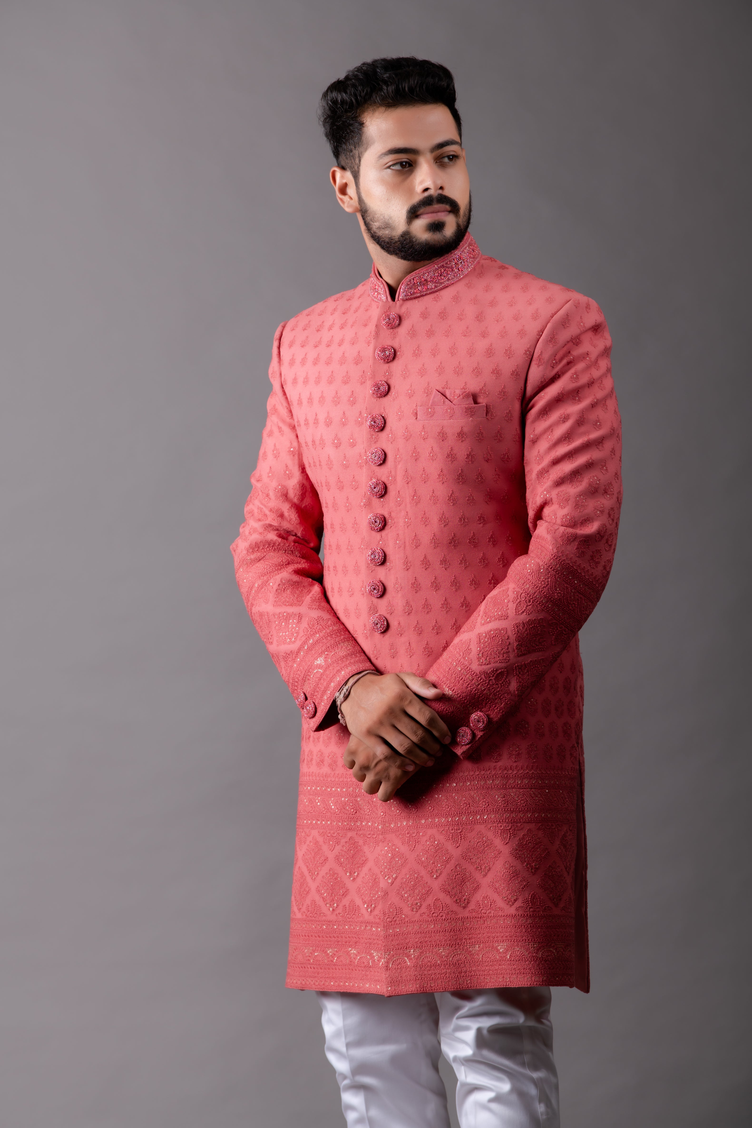indo western dress for men