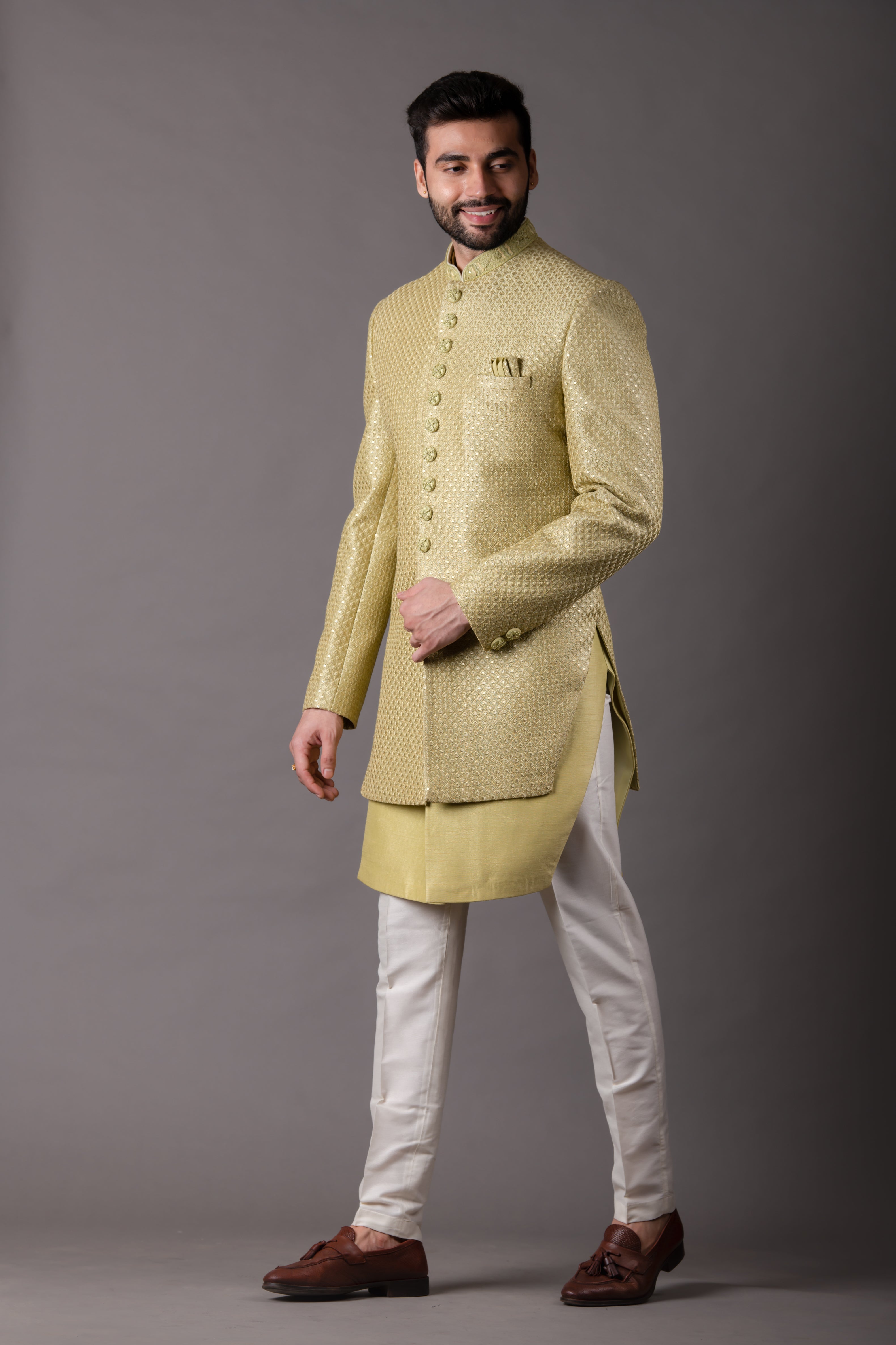 indo western dress for men