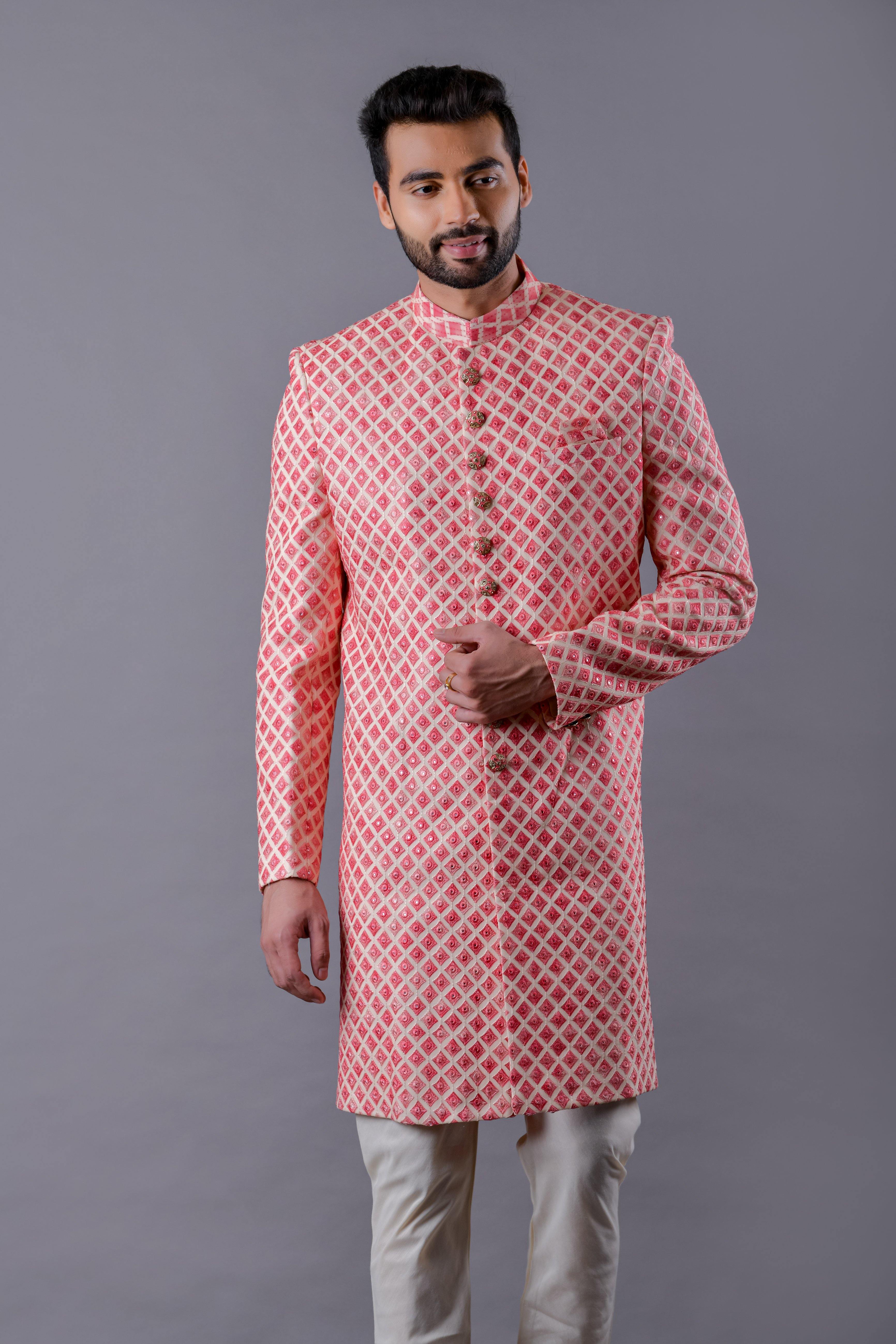 indo western dress man
