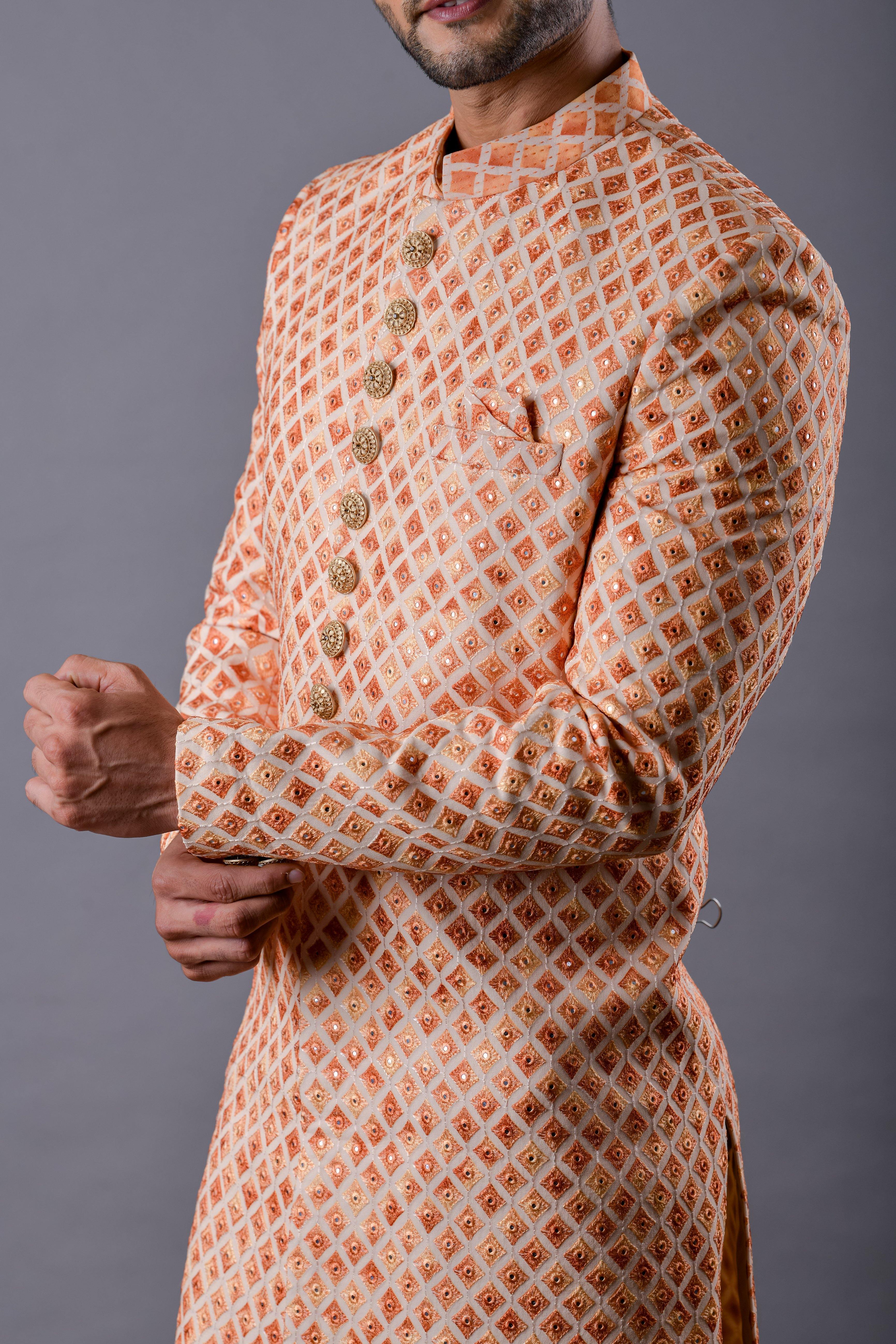 indo western dresses for wedding male