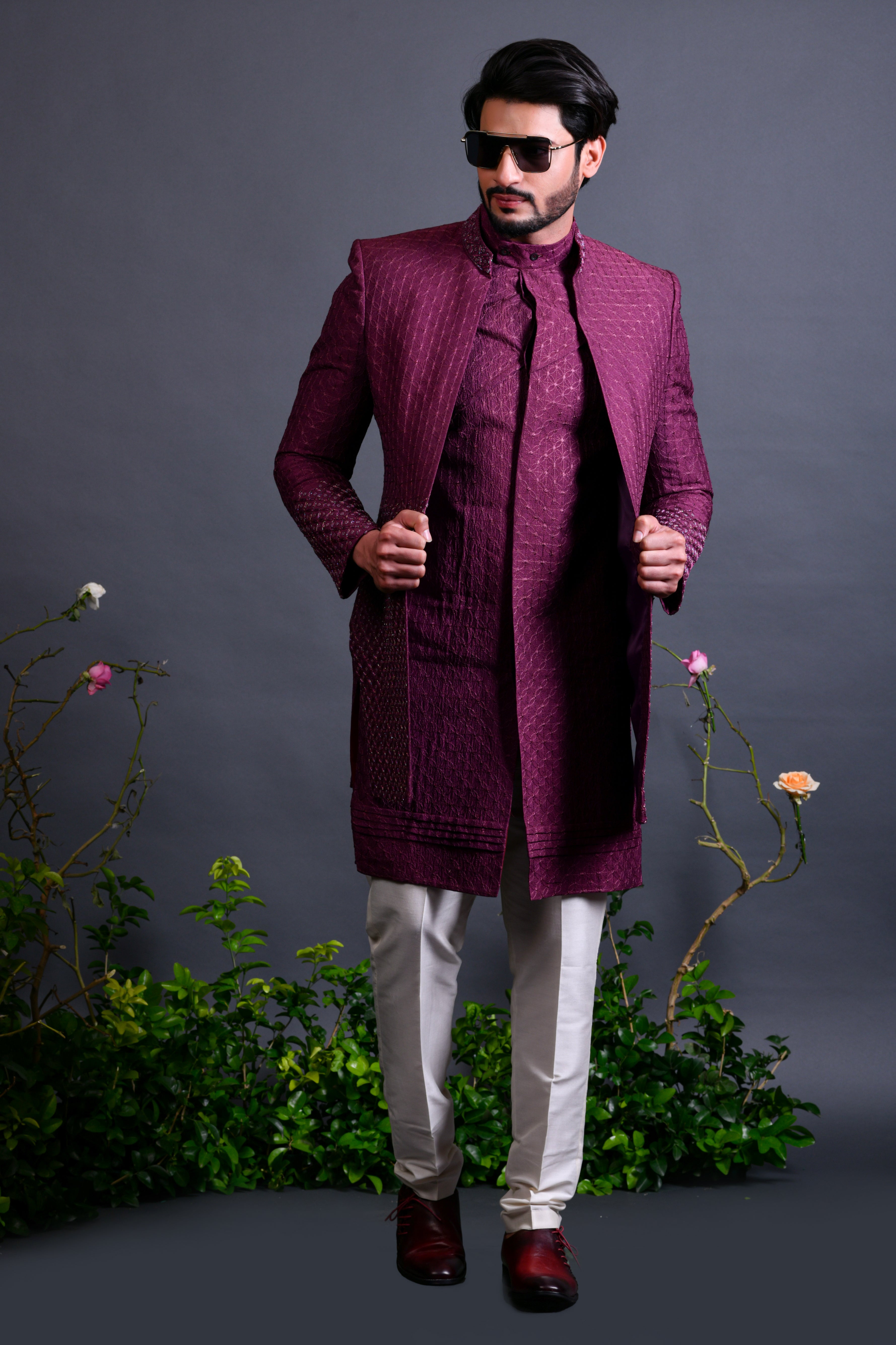wedding indo western dress