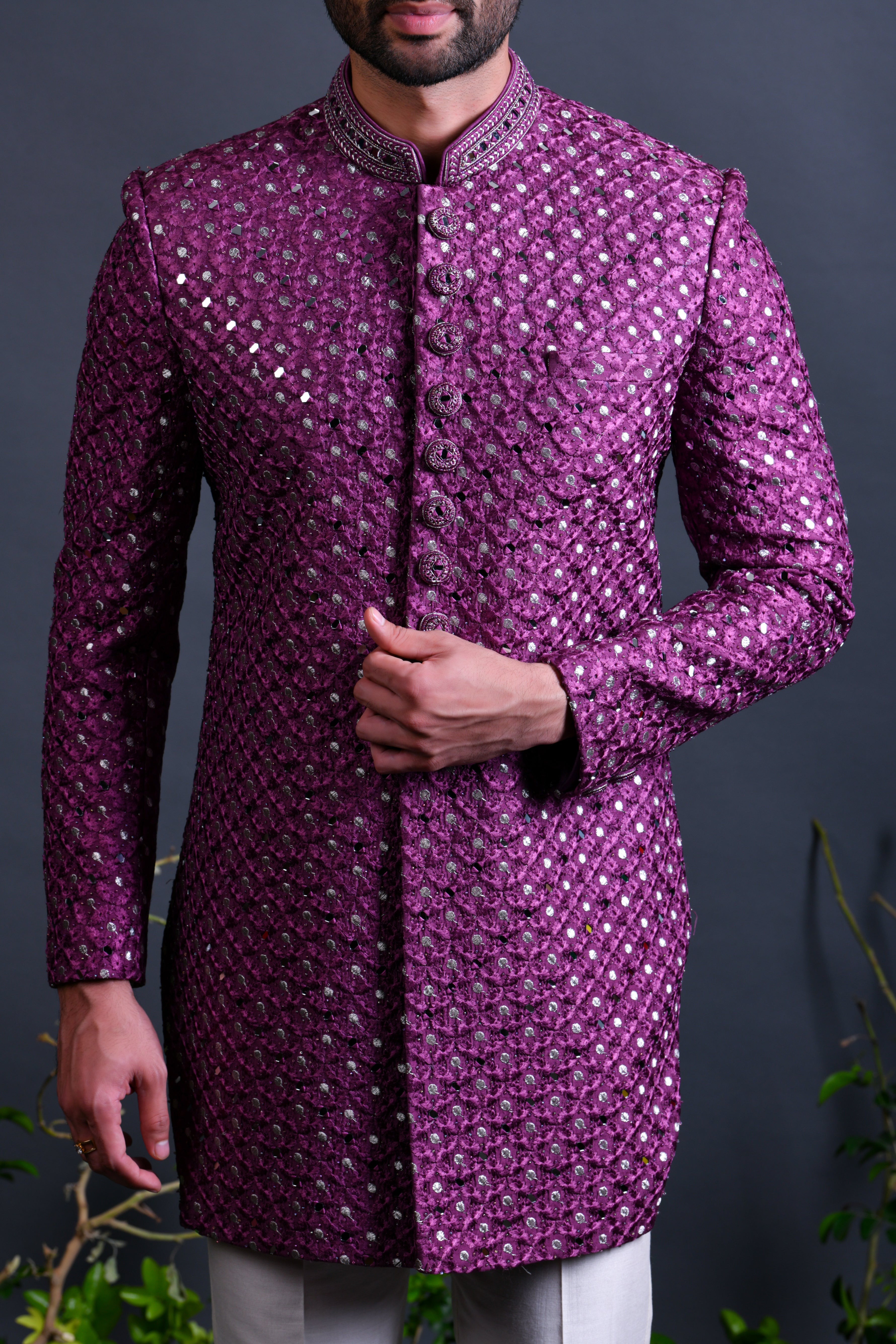 black indo western dress