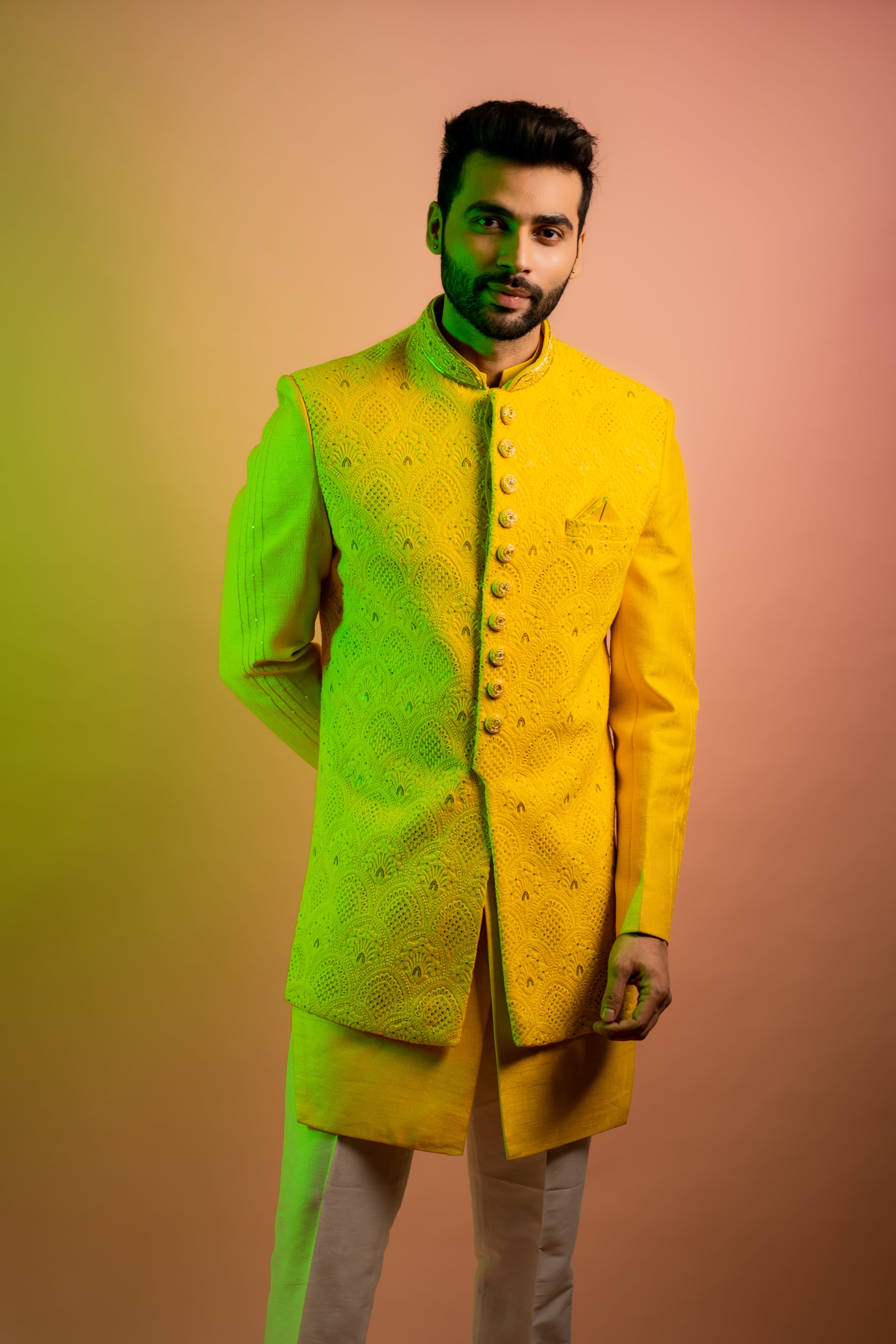 wedding indo western dress