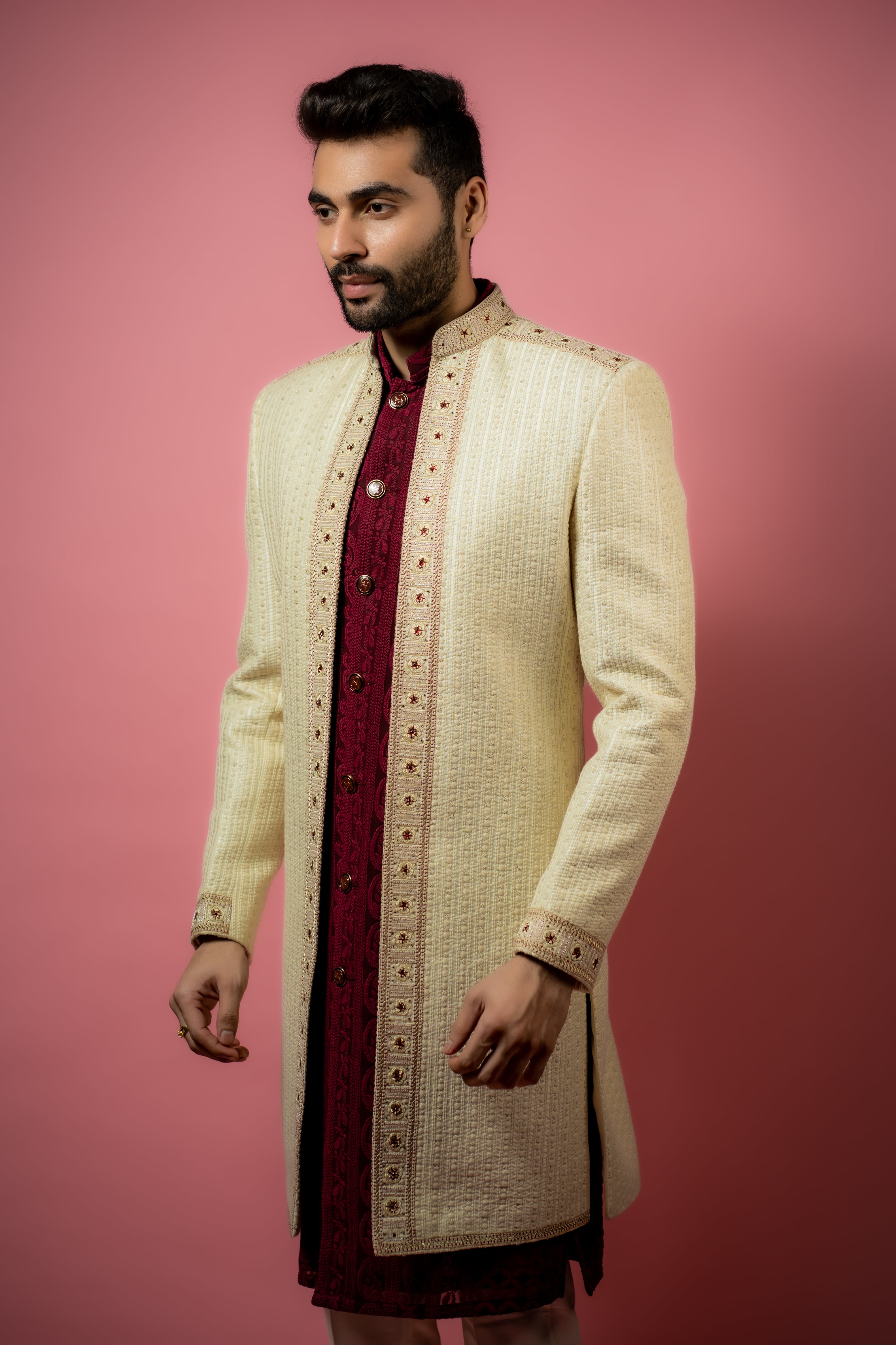 wedding indo western dress