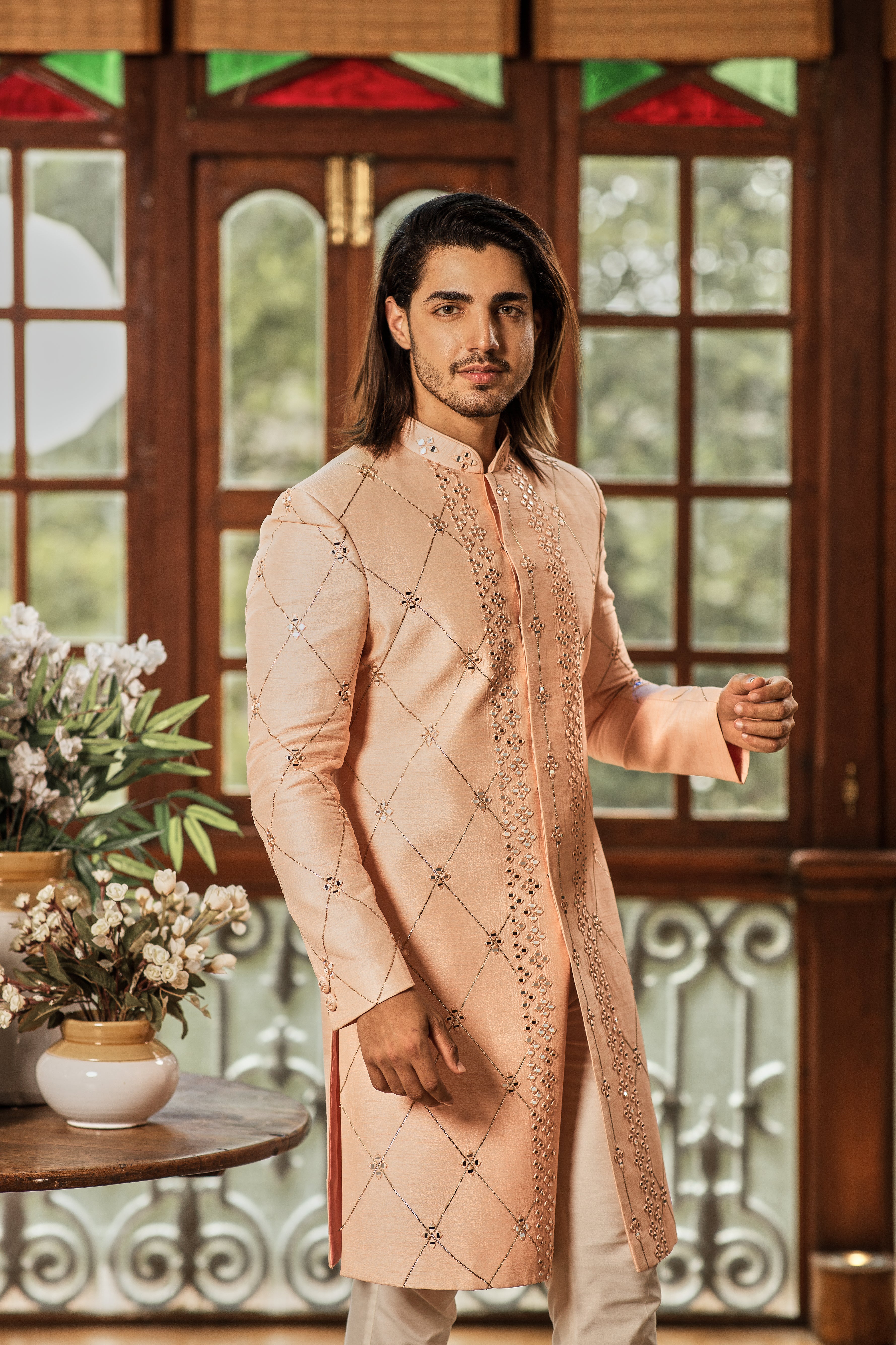 wedding indo western dress