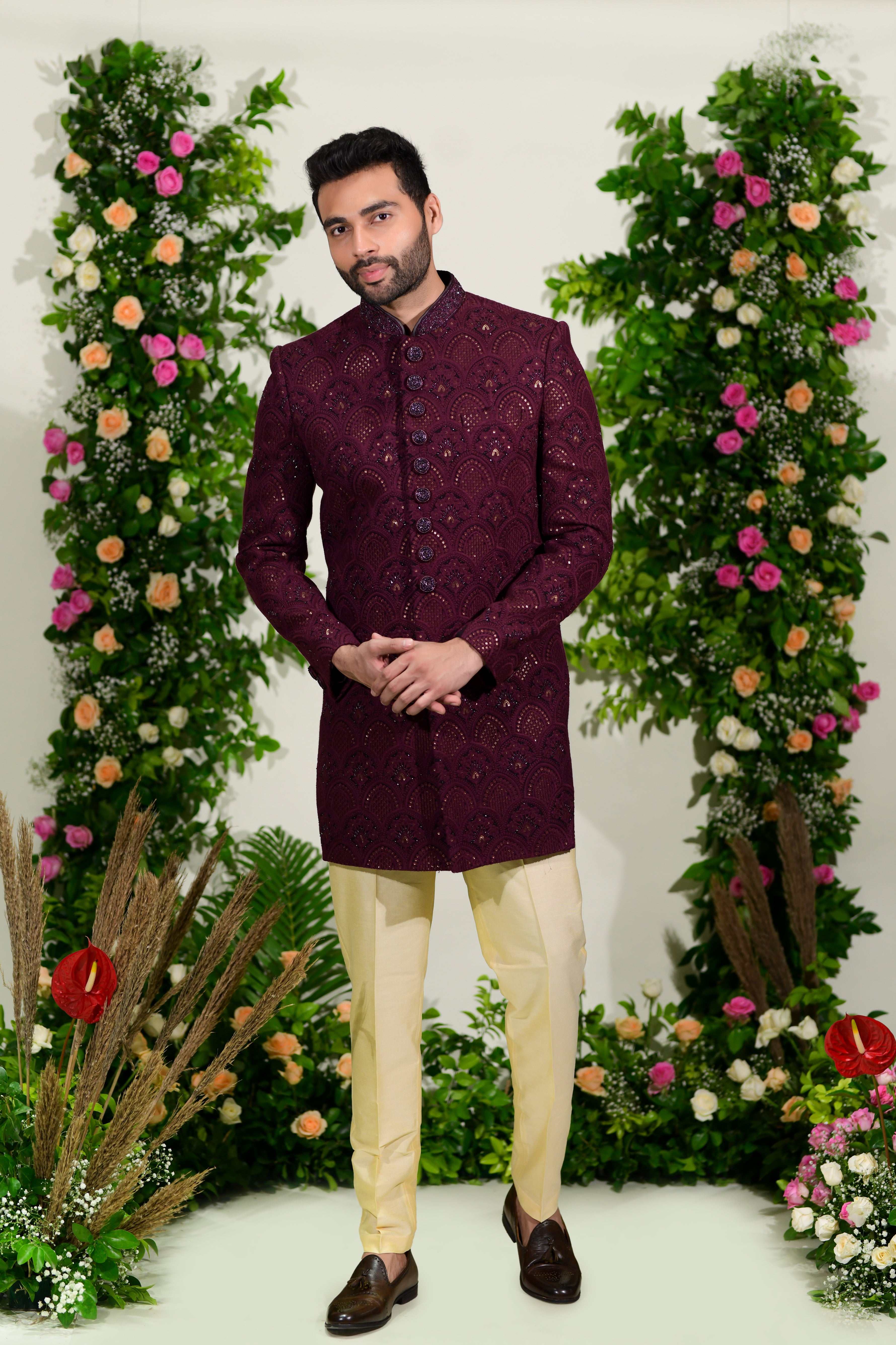 indo western dress for men for wedding