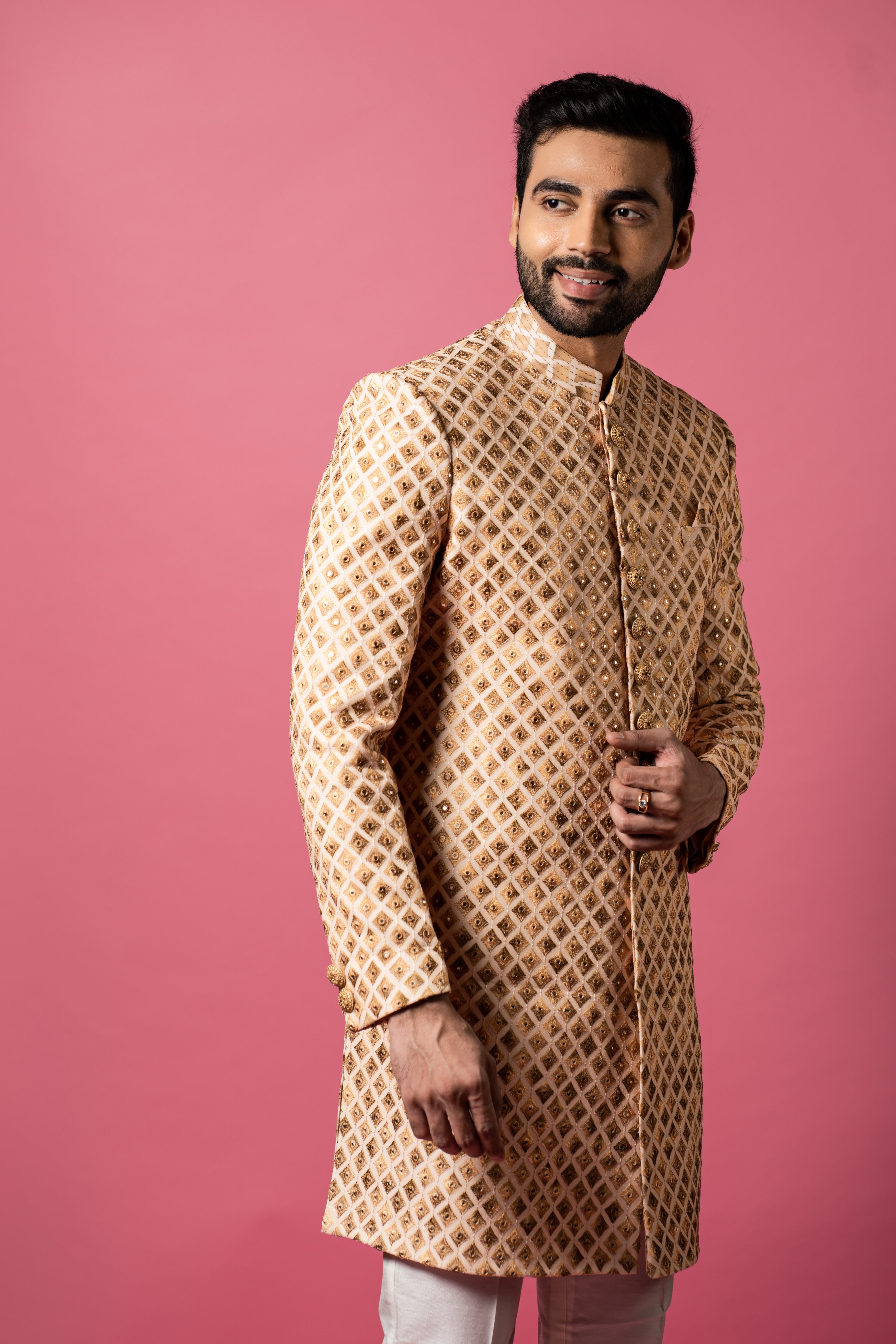 indo western dress for men