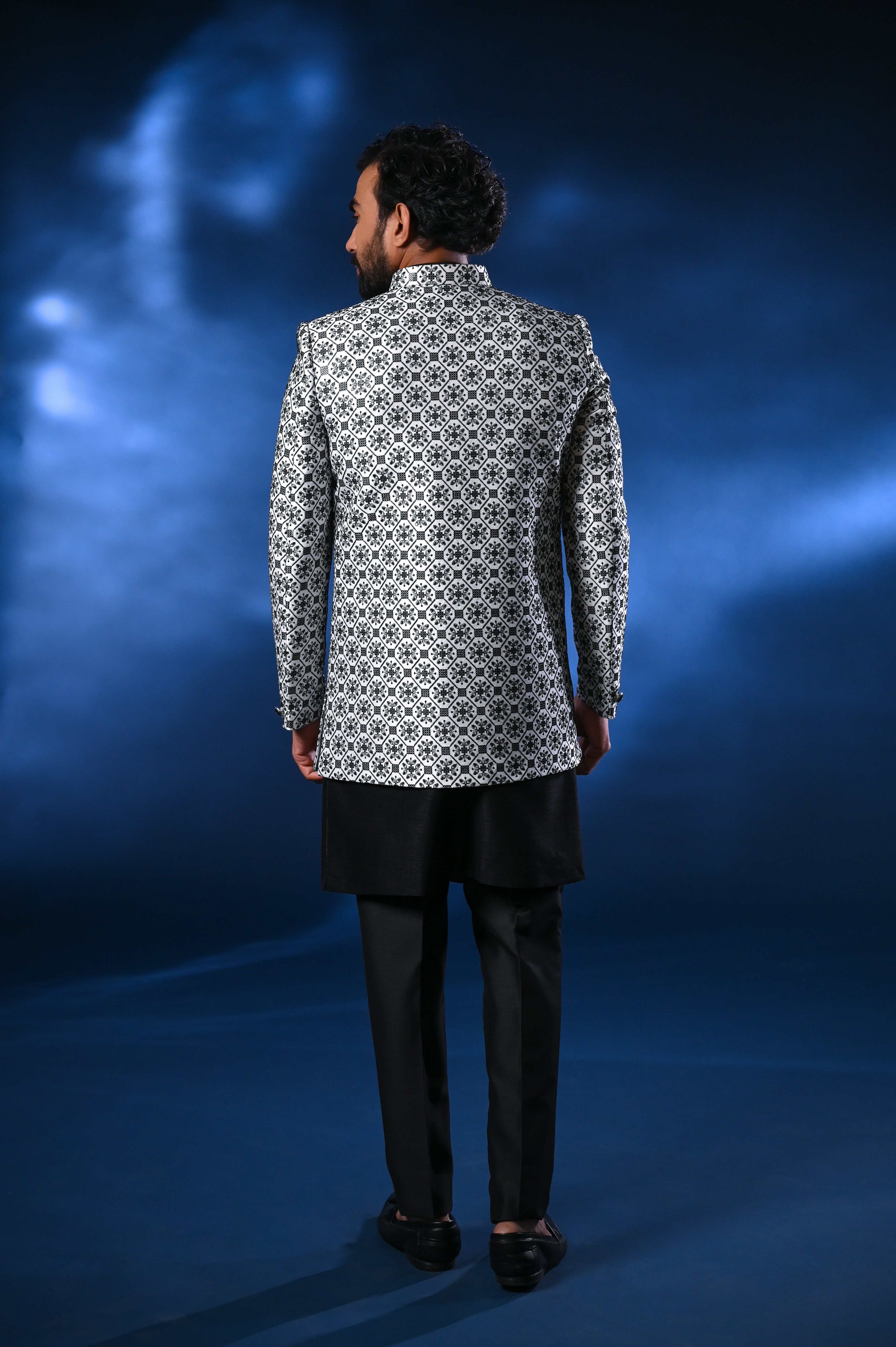 indo western groom dress