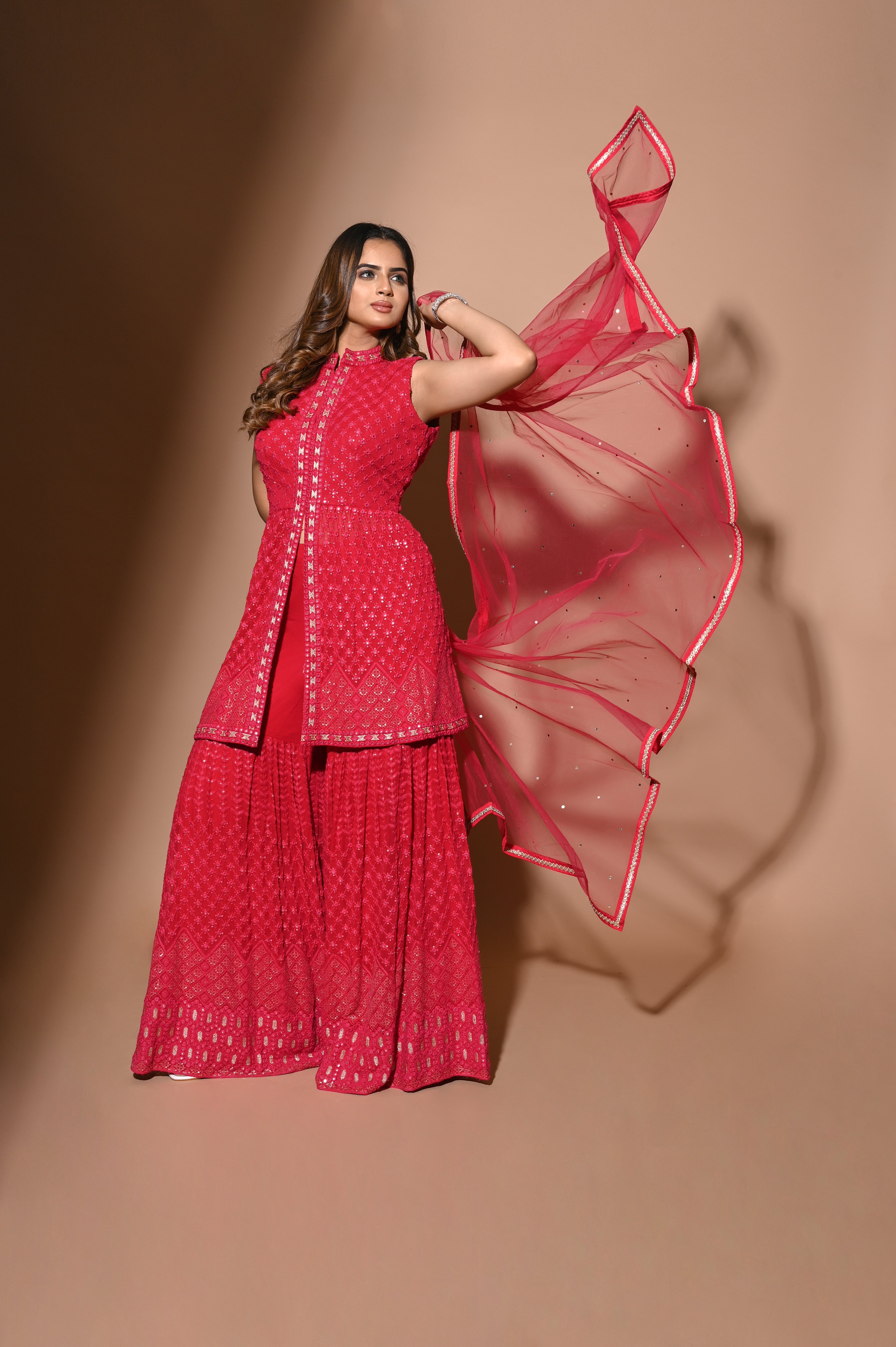 palazzo set with top