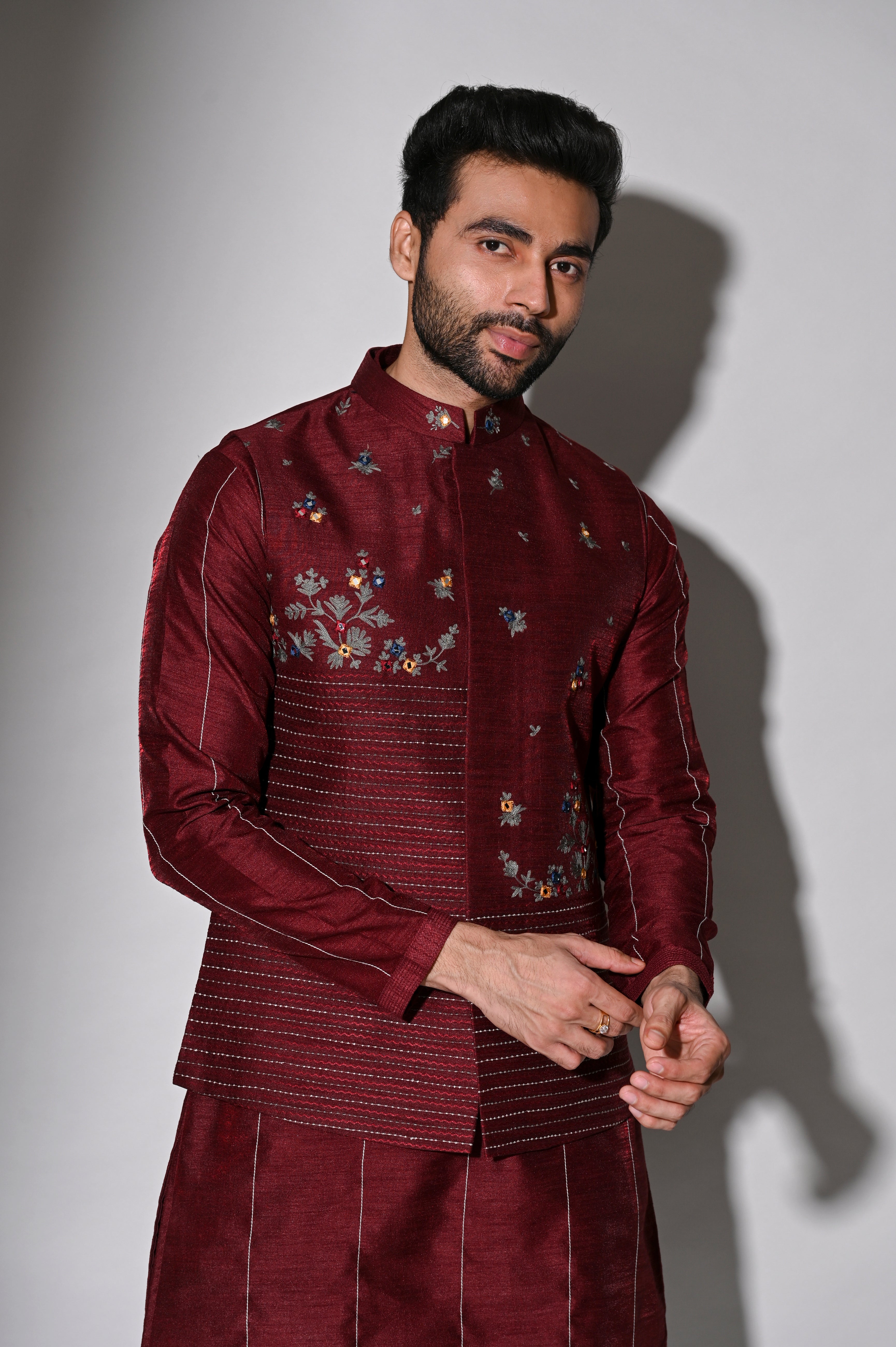 kurta jacket set