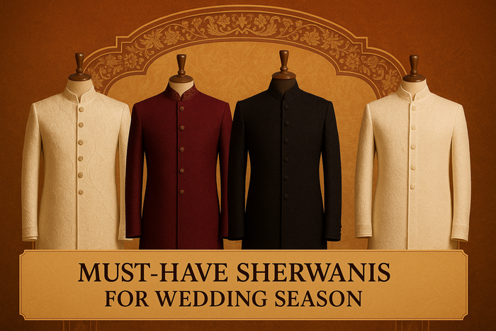 Must-Haves Sherwanis for Men to Rock the Wedding Season
