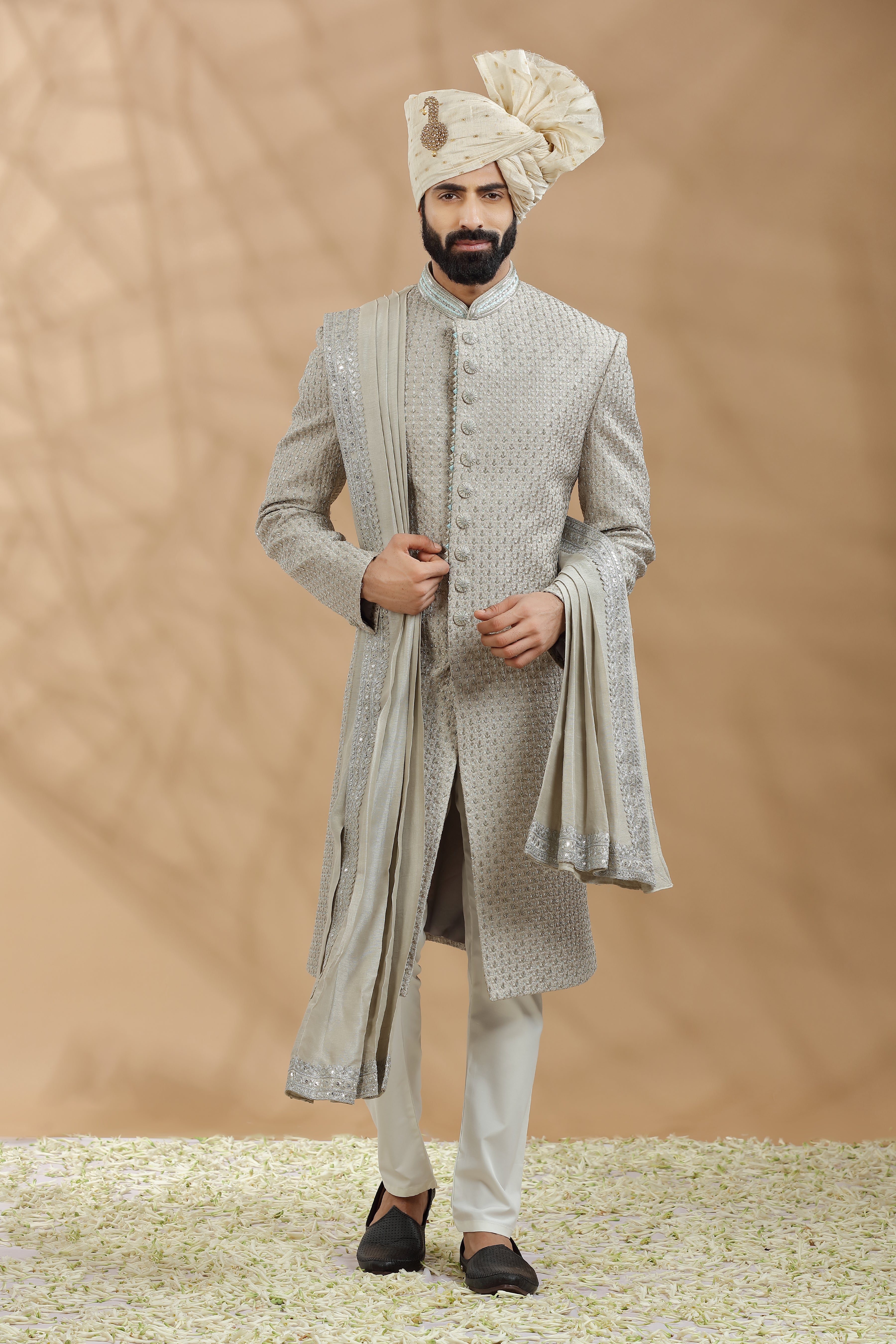 Sherwani for 2025 dusky groom