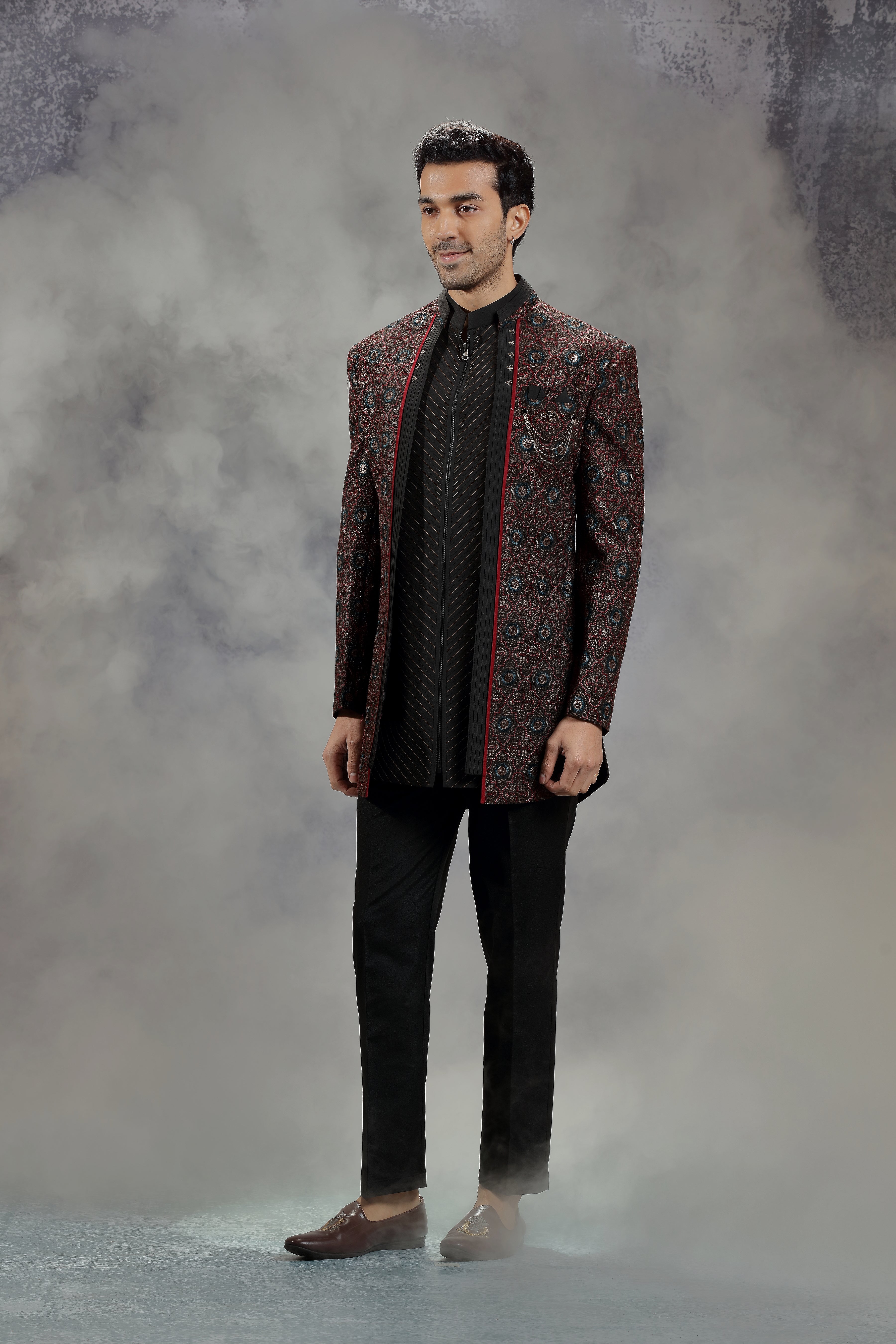 Indo western dress outlet design for man