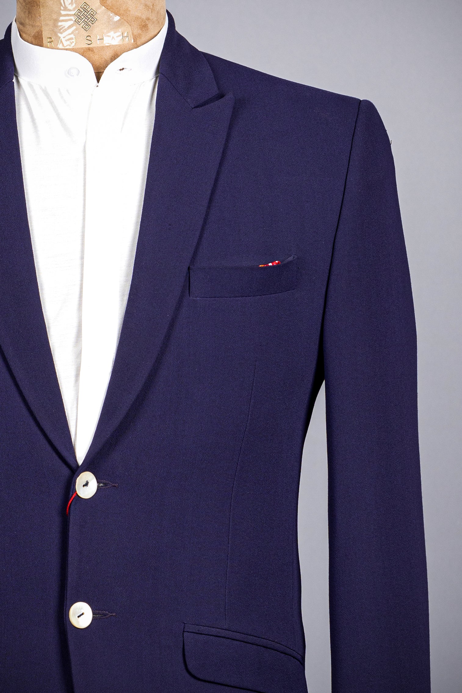 Designer Blue Blazer for Men on Sale Online - Shreeman