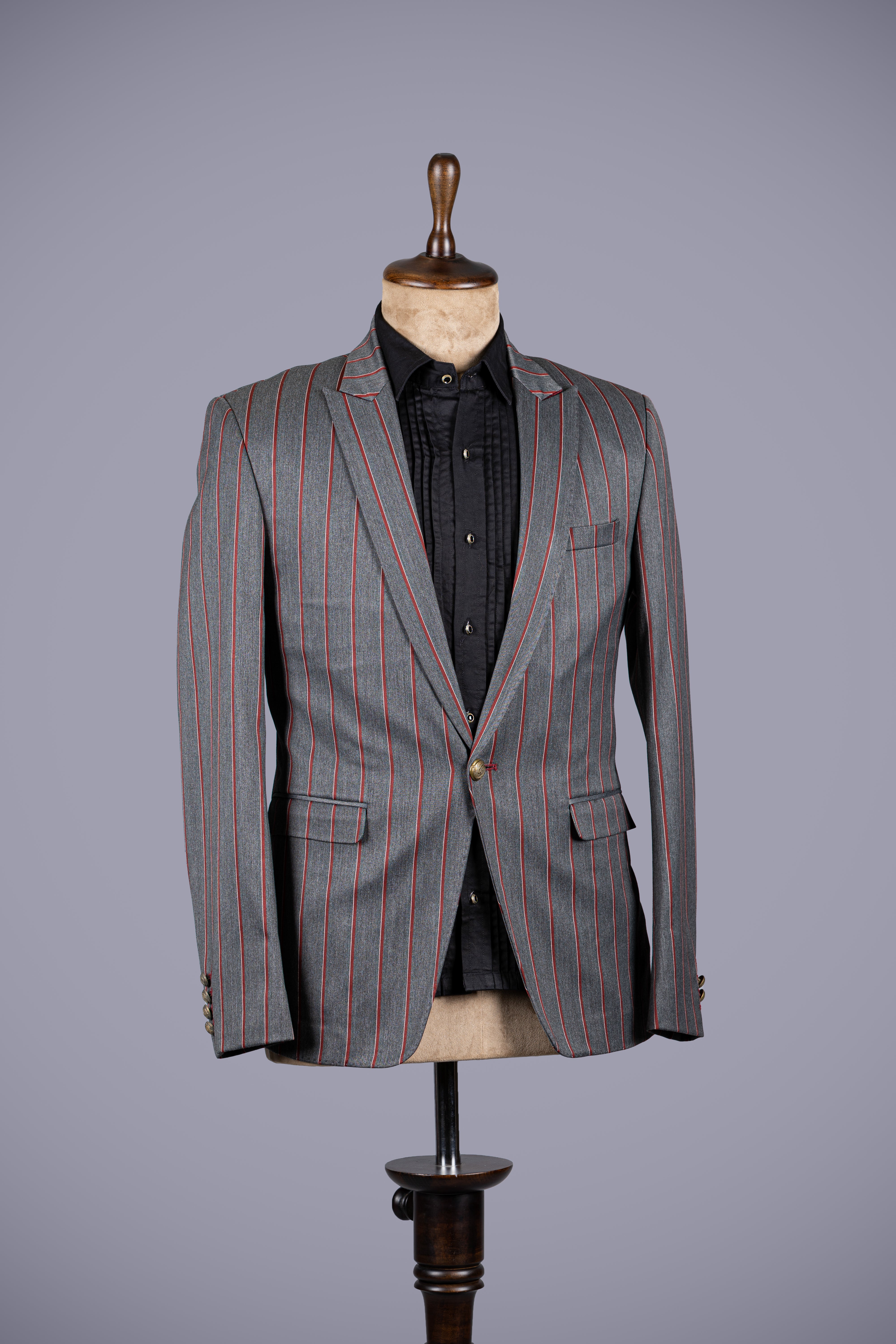 Gray Terin Blazer for Men - Shreeman