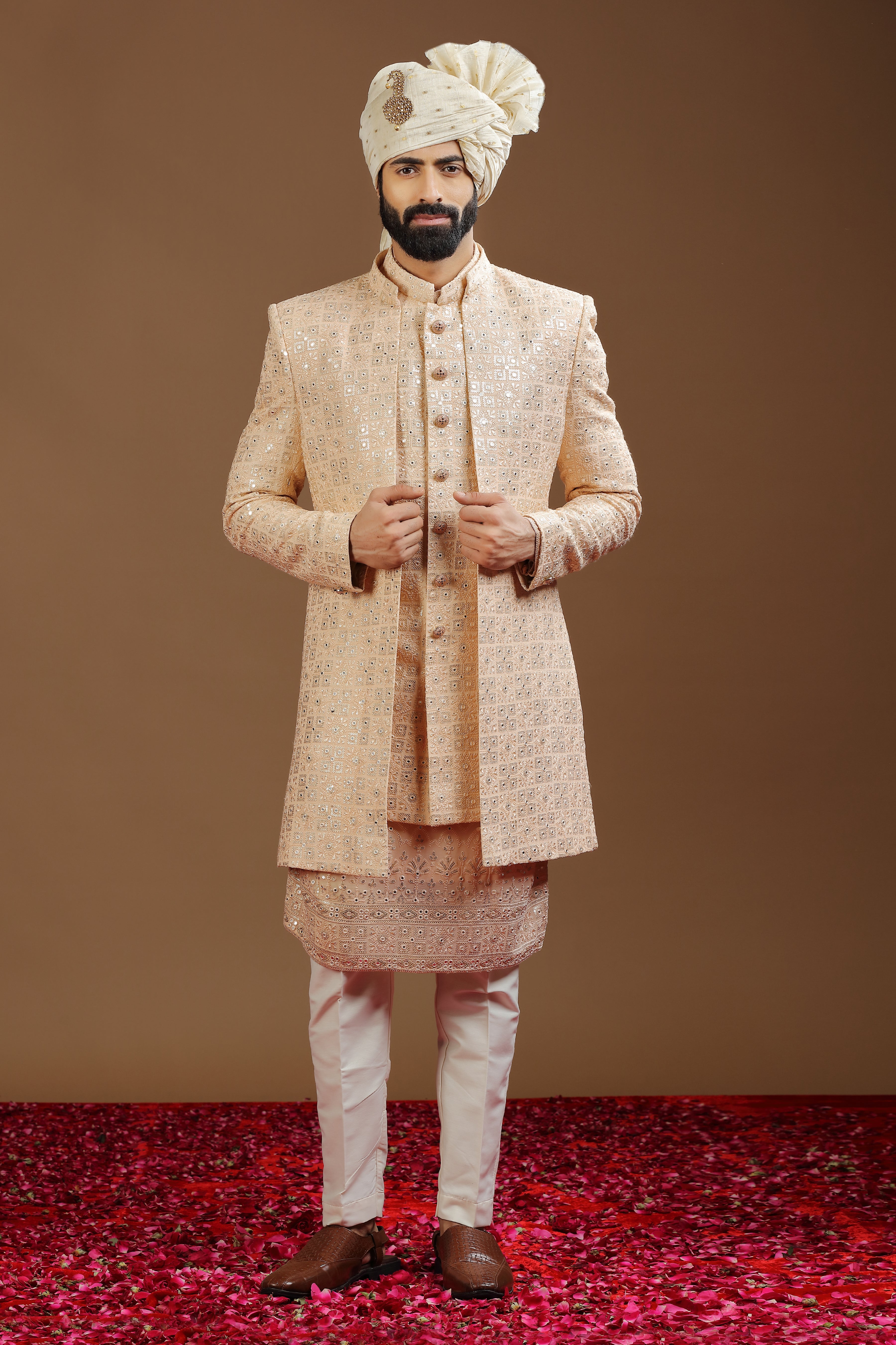 Indo western sherwani on sale price