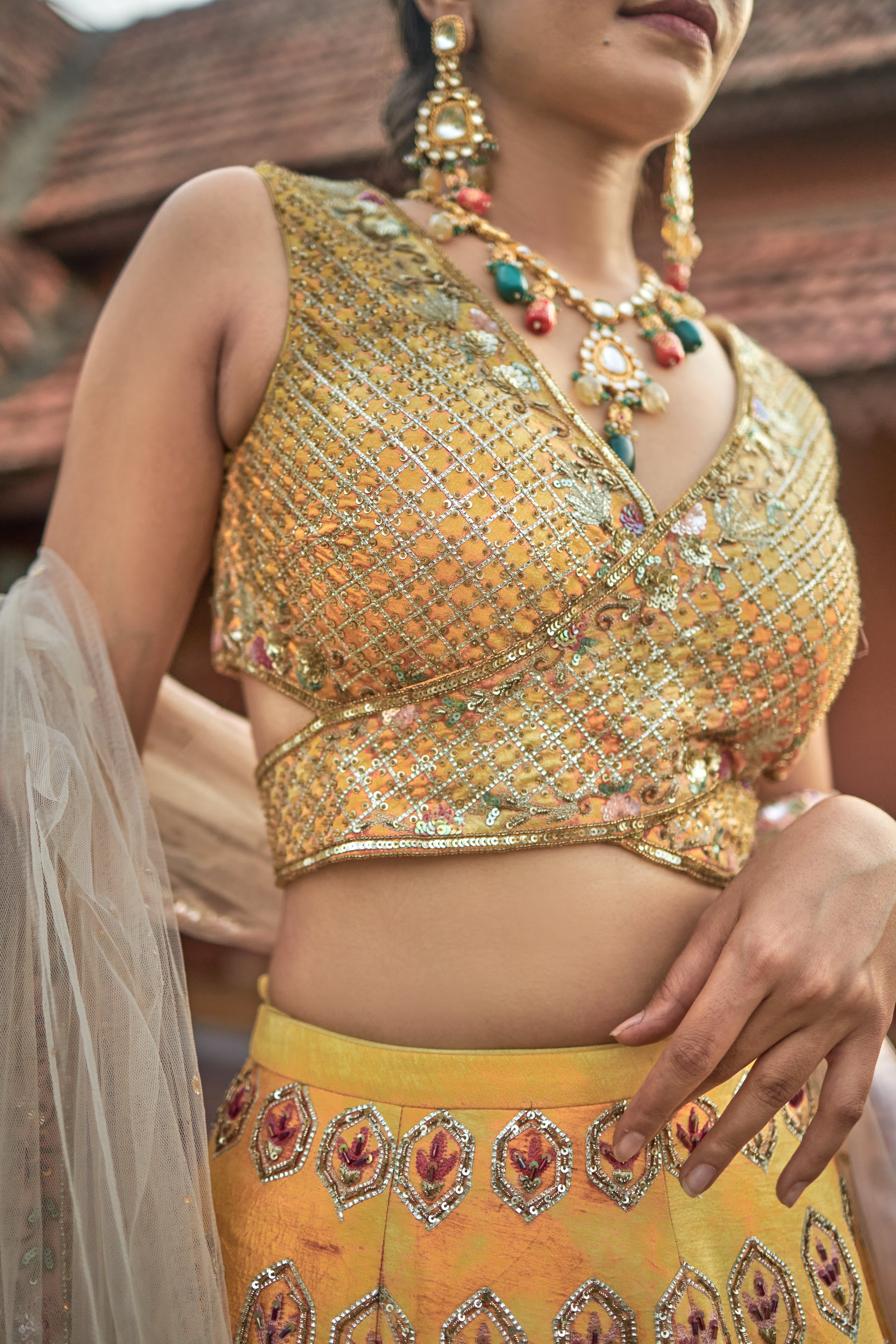 choli designs for lehenga