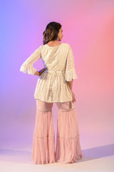 palazzo set with top