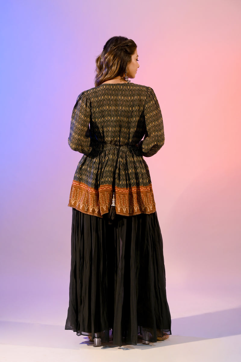 palazzo set with top