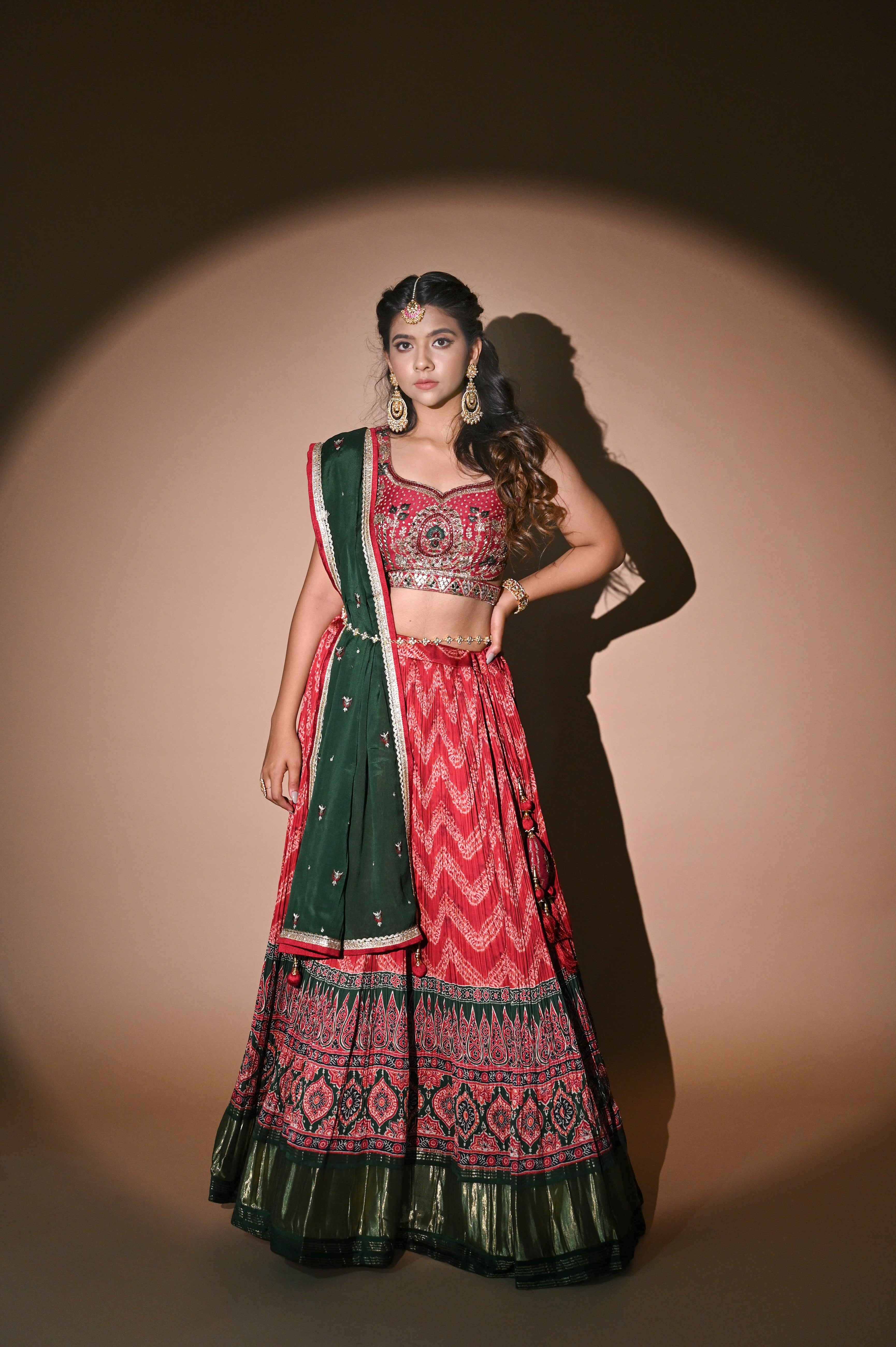 Buy Bollywood Model Black silk lehenga choli in UK, USA and Canada