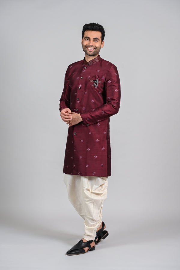 semi indo western for men