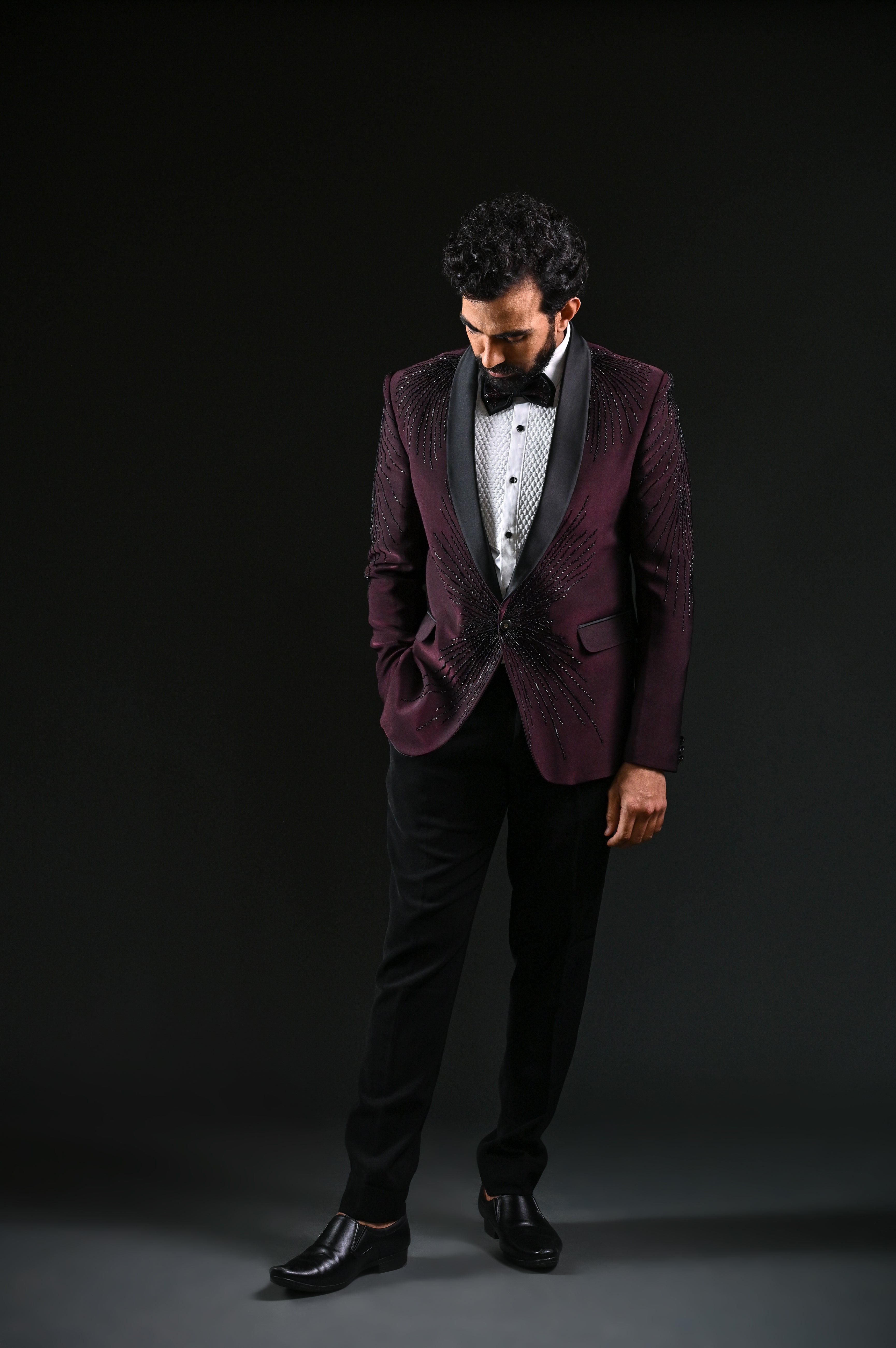 Wine tuxedo sale jacket